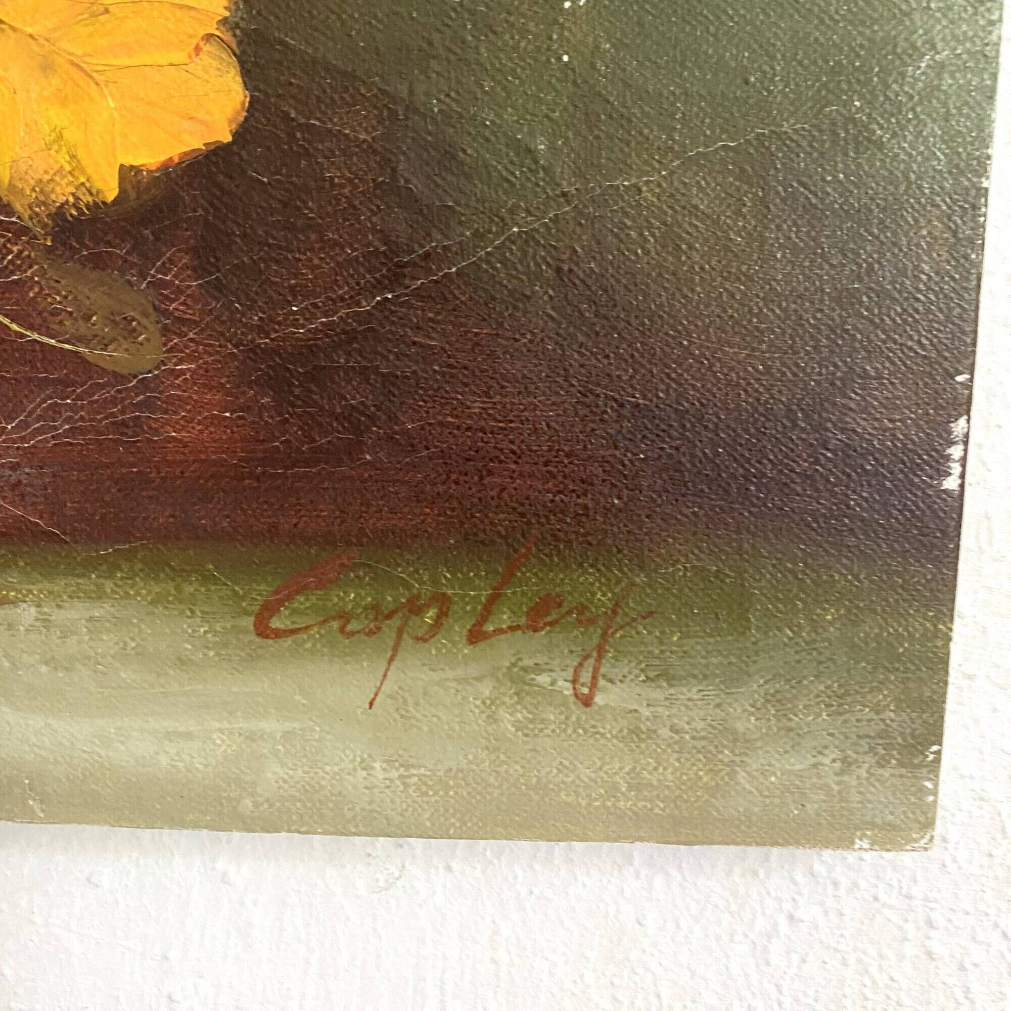 Painting on canvas still life, oil bouquet of flowers Copley