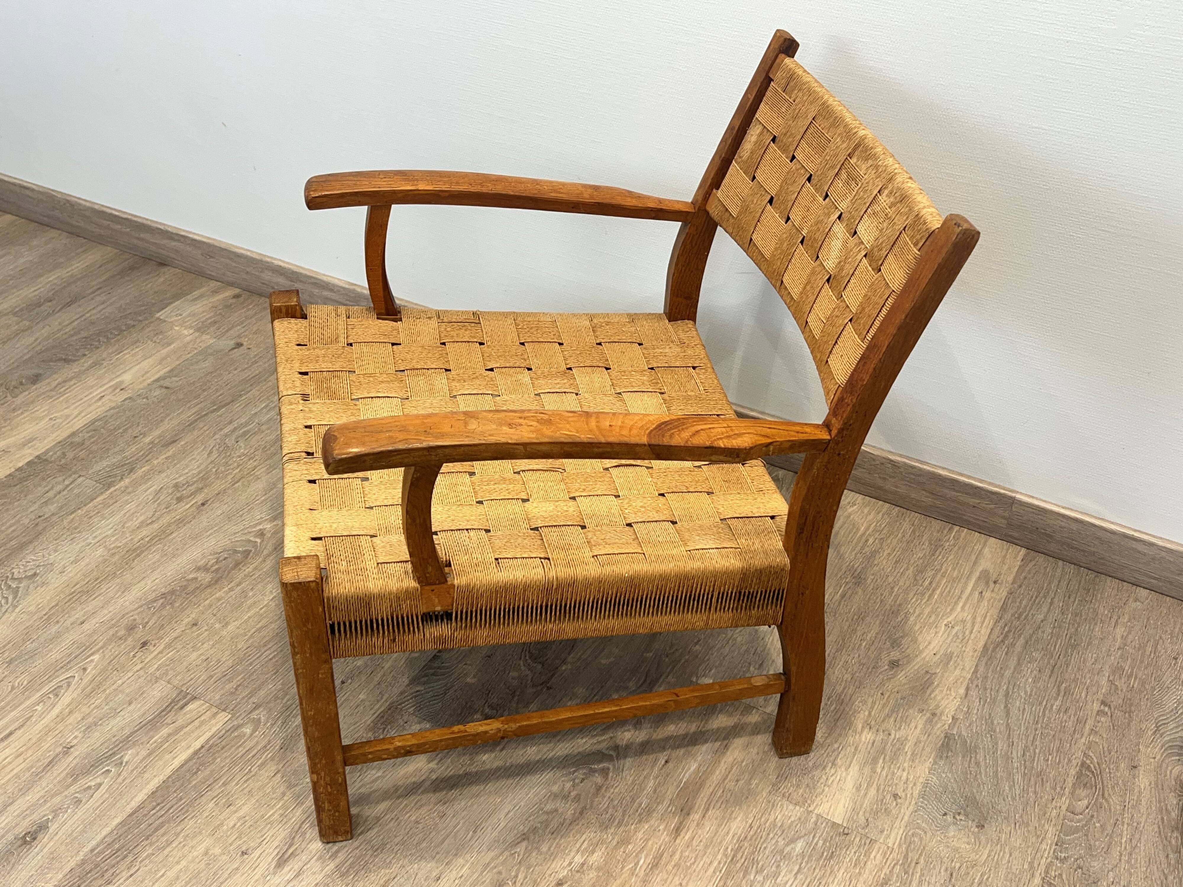 Danish teak armchair from the 1950s