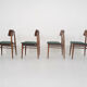 Set of four teak dining chairs by Topform, The Netherlands 1960's