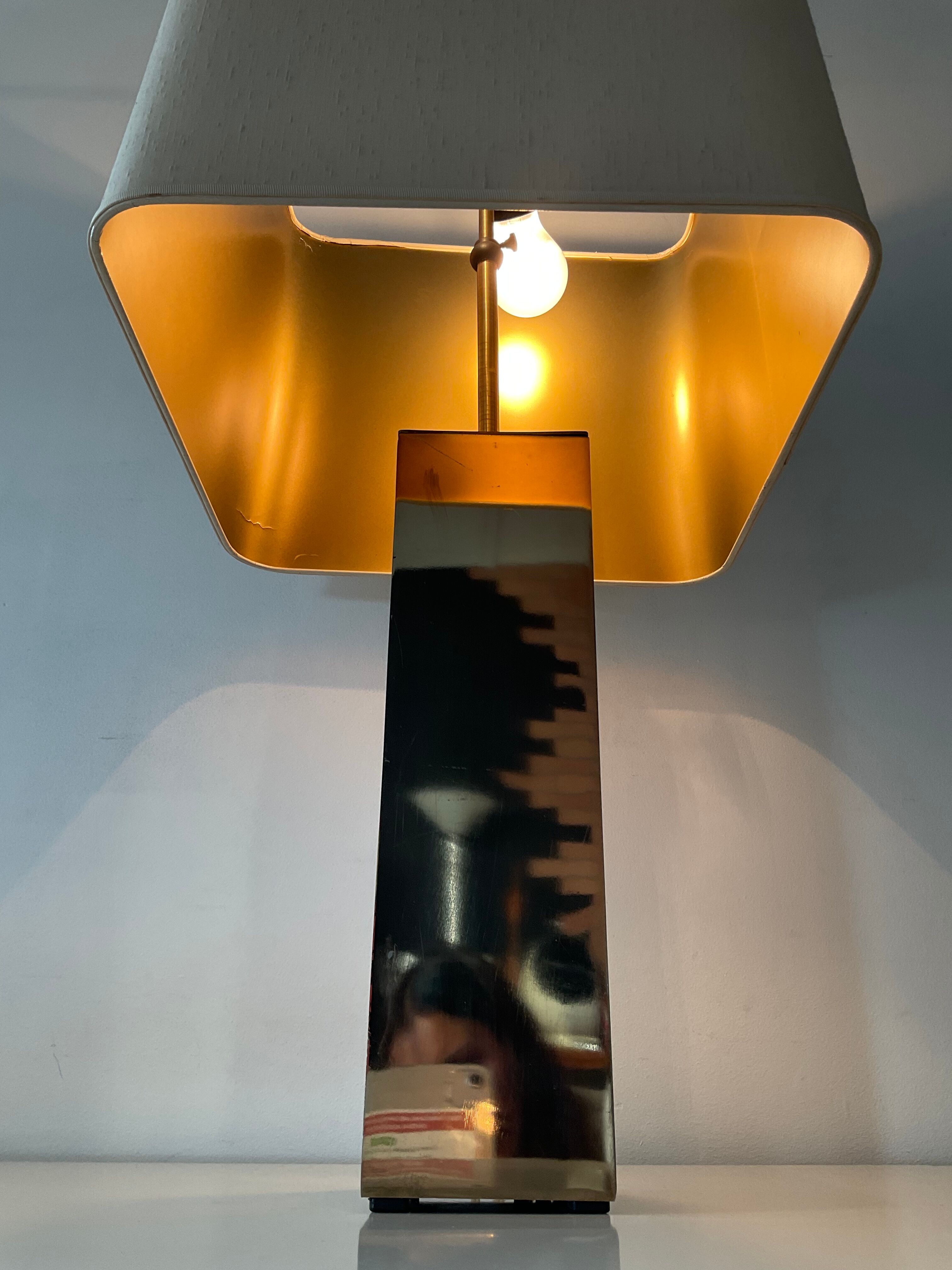 Lampe Belgo Chrom des années 70