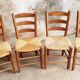 Antique chairs brutalist style