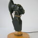Lampe vintage bois 1950
