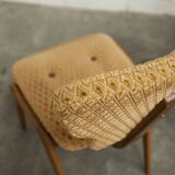 4 chairs and 2 Lounge armchairs by Roger Landault, ABC edition, 1950.