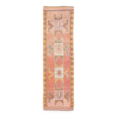 3x11 Colorful Turkish Vintage Runner Rug, 92x328Cm