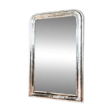 Louis-Philippe antique silvered mirror 19th century