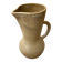 Old pitcher digoin stoneware beige made in france vintage