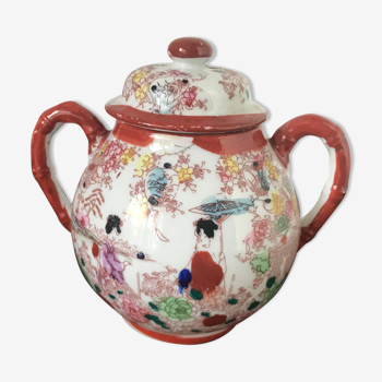 Sucrier porcelaine japonaise