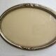 Pair of old oval art deco frames