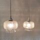 Suspensions vintage en verre - années 60/70