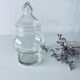 Flacon en verre forme apothicaire