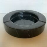 Empty ashtray black marble pocket