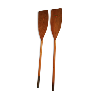 Pair of vintage oars