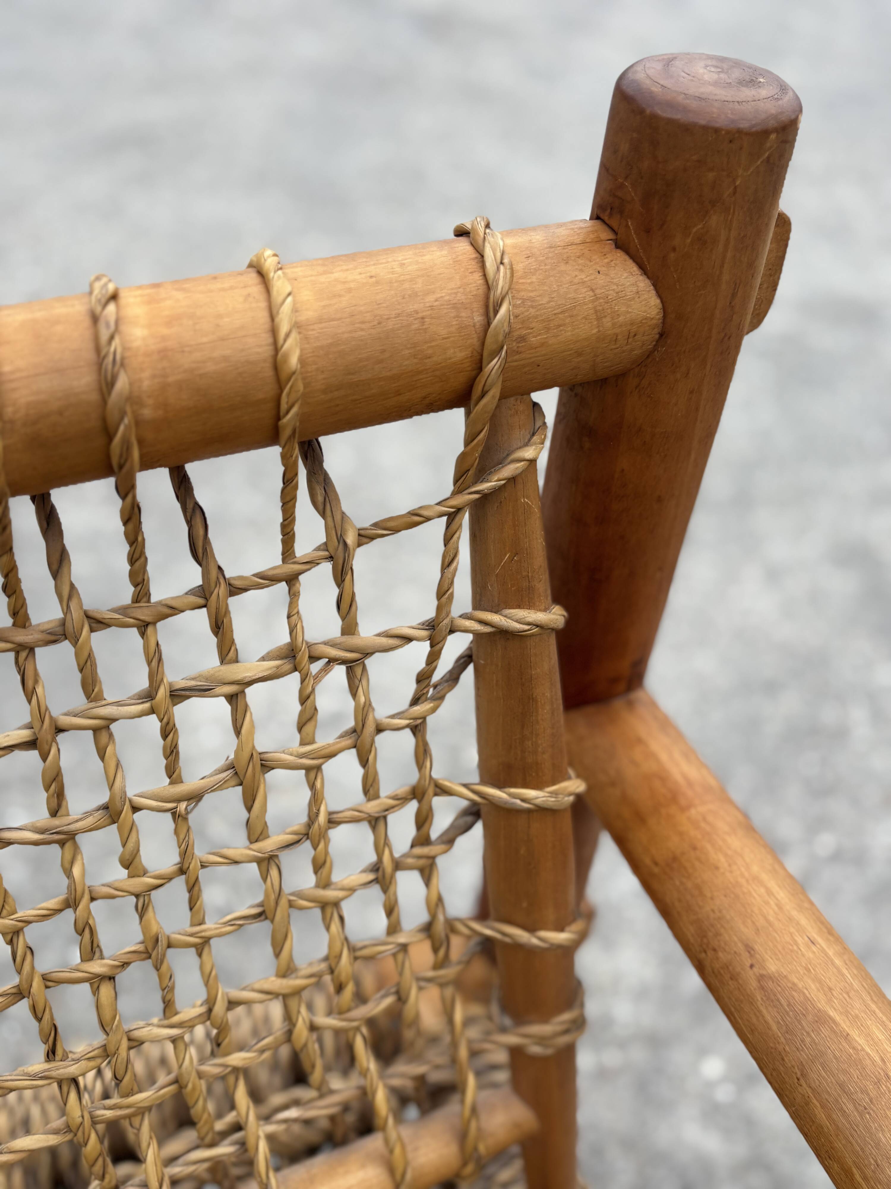 Vintage Lounge chair in style of Audoux  France 50's Design