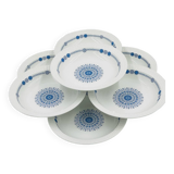 Set of 7 Pontesa soup plates