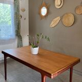 Vintage extendable teak table