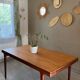 Vintage extendable teak table
