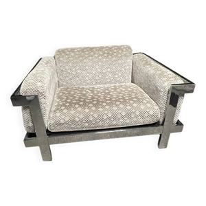 Fauteuil chromé style Willy rizzo