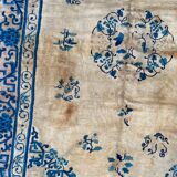 Tapis ancien chinois pékin fait main 194x260 cm