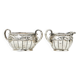A silver sugar bowl and milk jug, Christian F. Heise, Copenhagen 1919