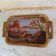 Art deco serving tray signed dope