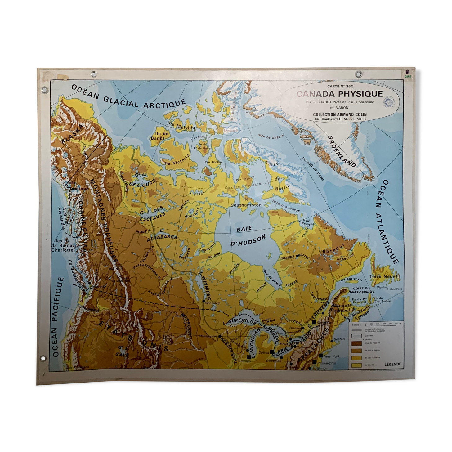 School card Armand Colin no. 252