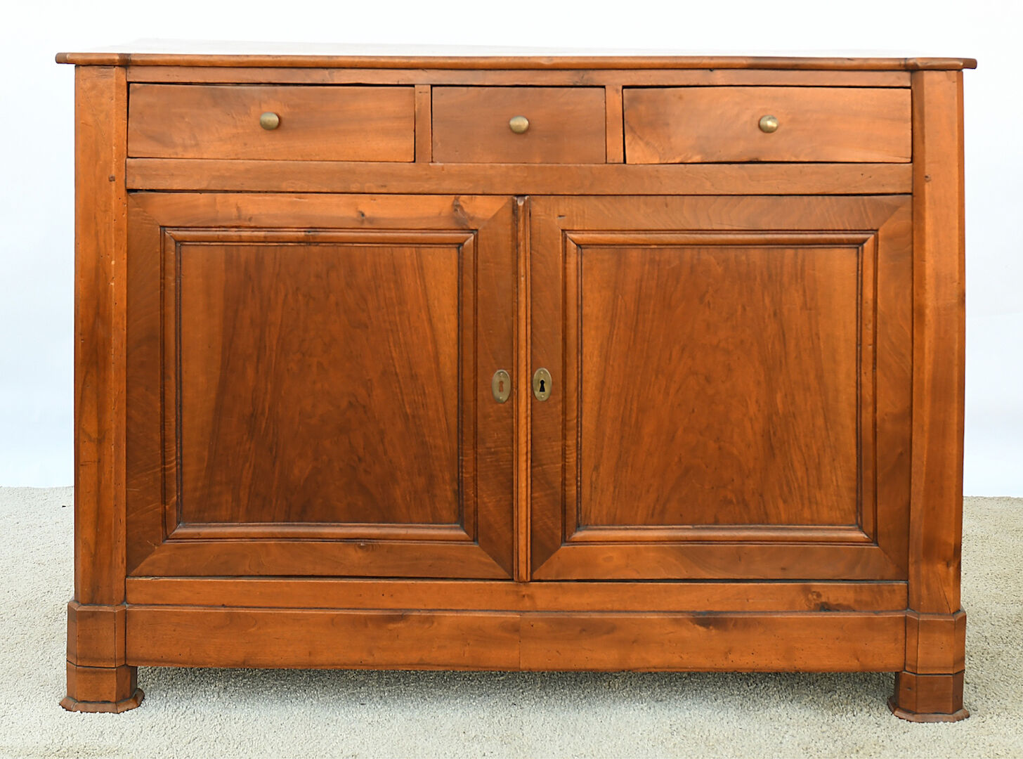 Oak and walnut sideboard