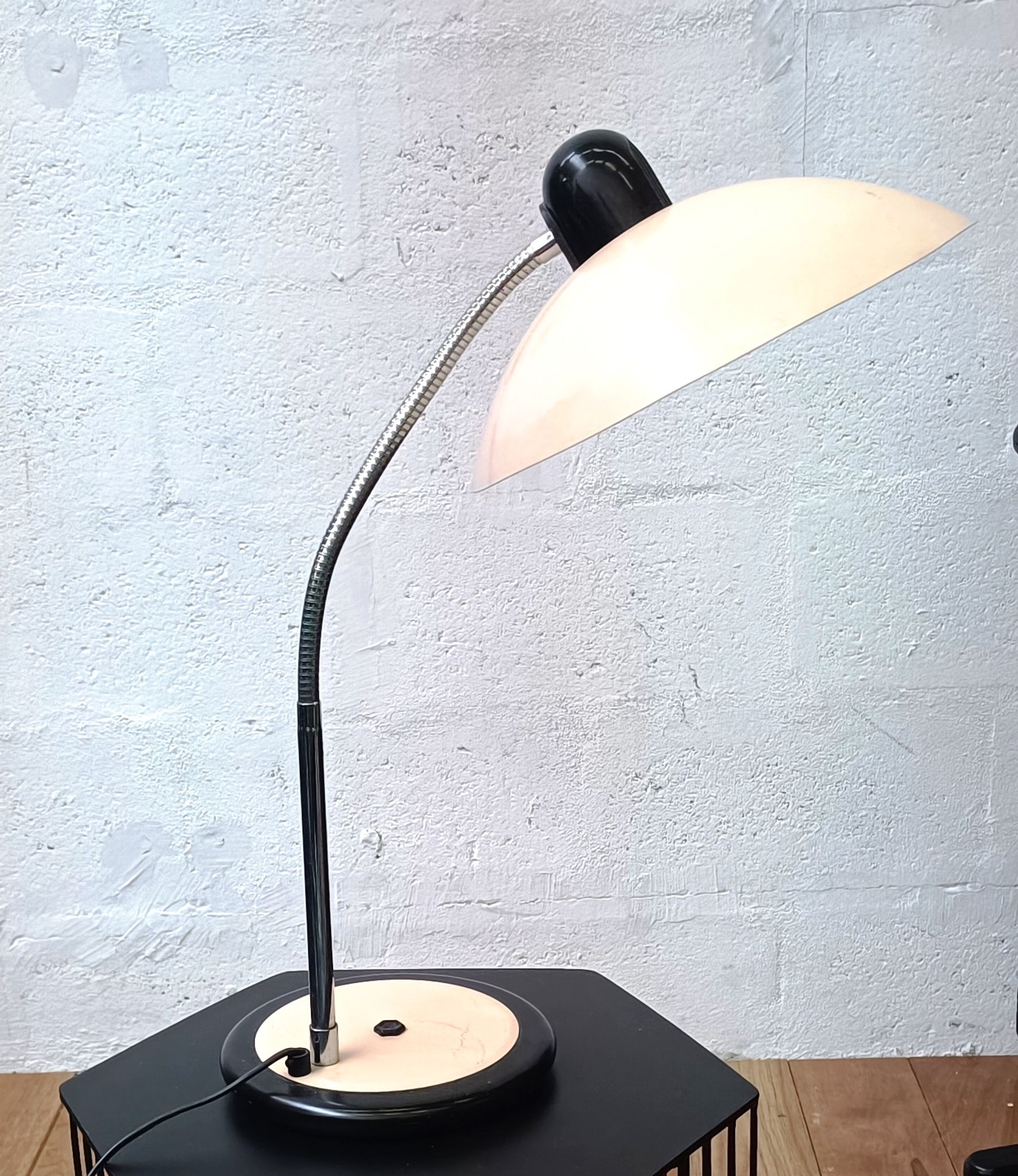 Lampe de bureau vintage par Aluminor