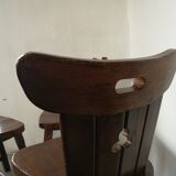 Chaises en pin esprit montagne, ferme