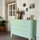 Oak chest of drawers