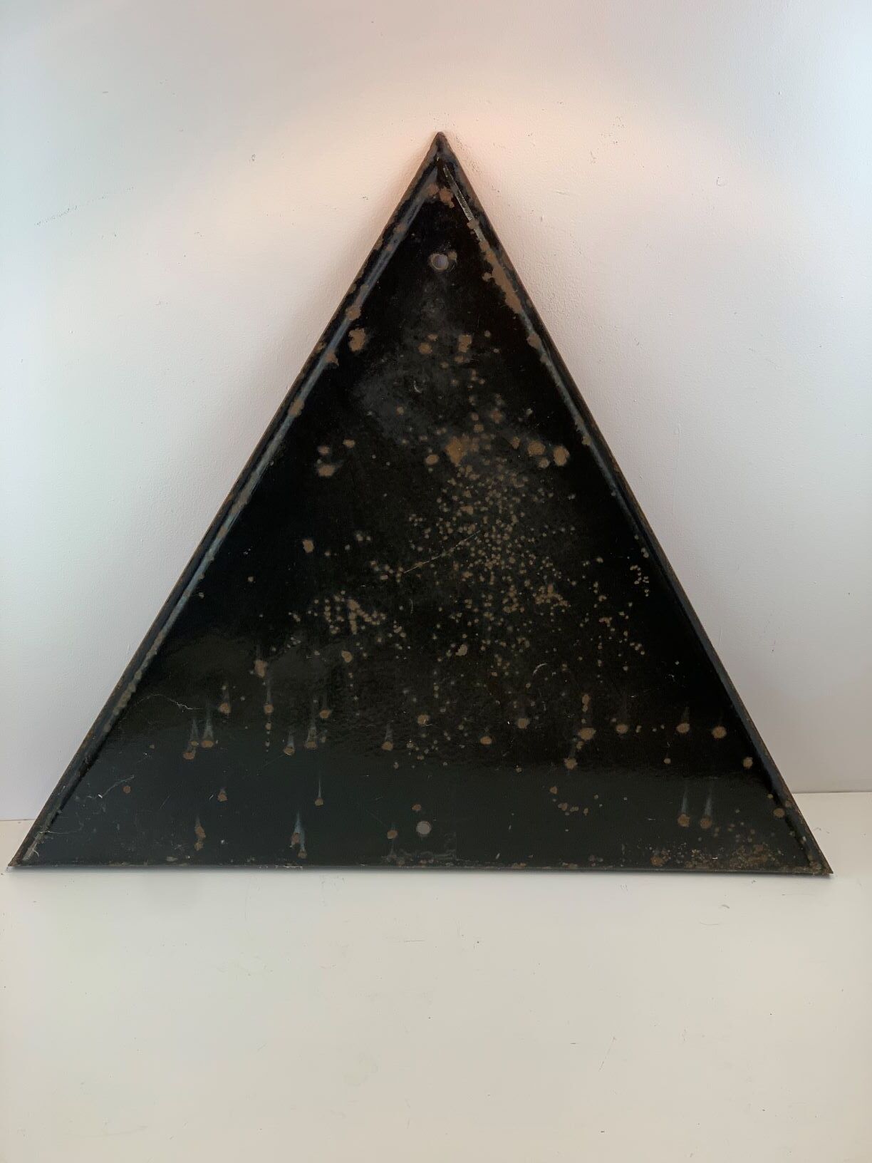 Old enamelled signposting plaque Railway 1930