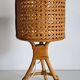 Bamboo bedside lamp and canning