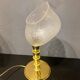 Murano Glass and Brass Table Lamps, 1980s, Set of 2