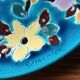 Vintage ceramic plate Vallauris by Alain Maunier