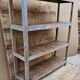 Old rack - workshop shelf in Burmese teak