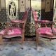 Paire de fauteuils cabriolets de style Louis XV