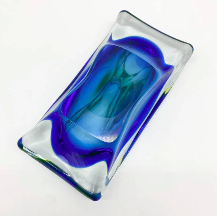 “Fluo Sommerso” ashtray – Murano, 1970s