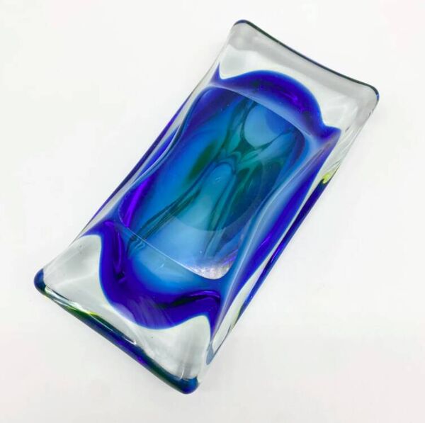 Cendrier « Fluo Sommerso » – Murano, 1970s
