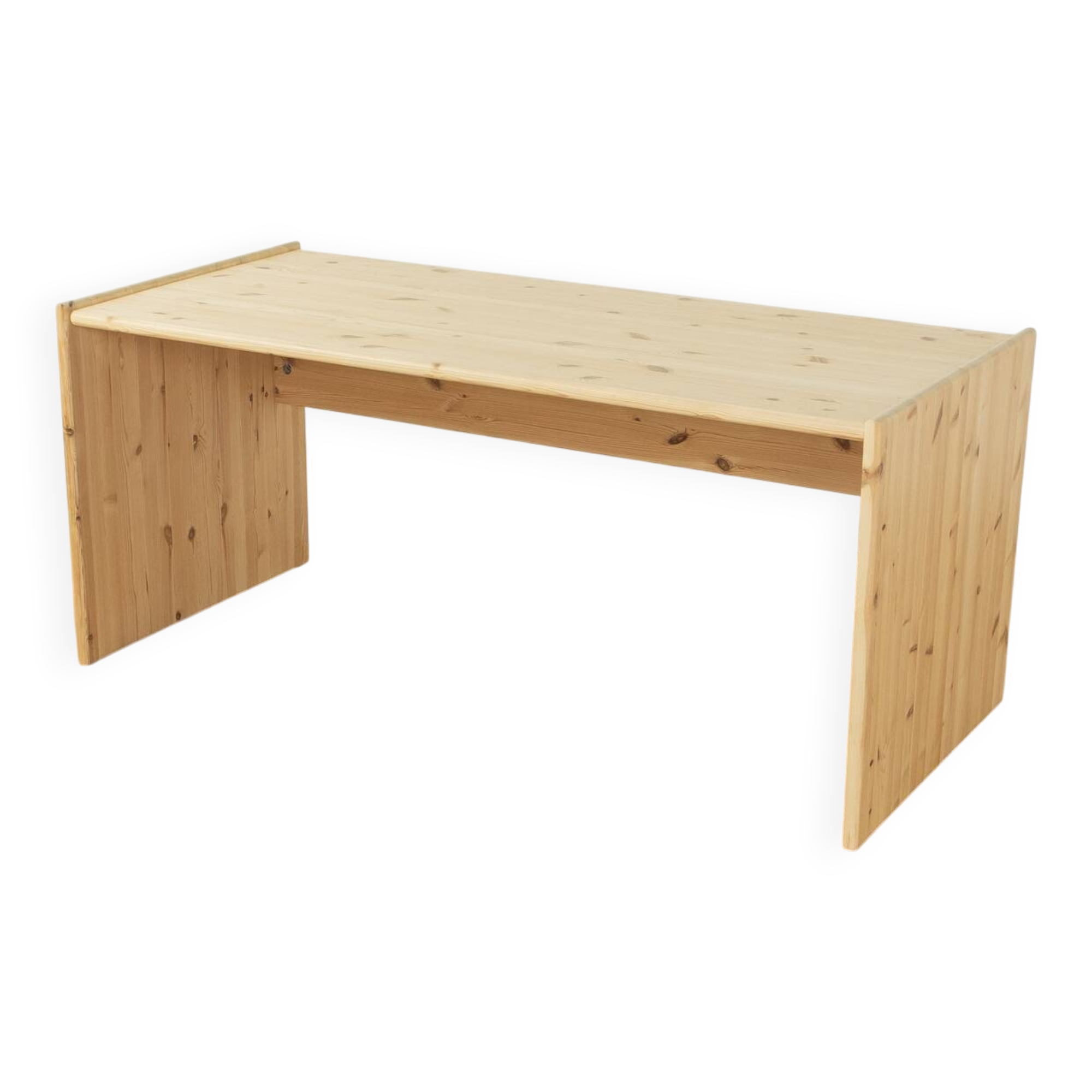 Solid wood desk from the 1980s