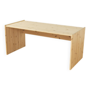 bureau en bois massif - 1980