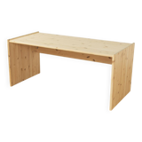 Solid wood desk from the 1980s