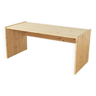 Solid wood desk from the 1980s