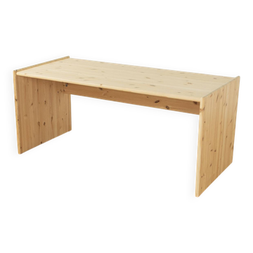 Solid wood desk from the 1980s