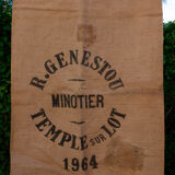 Sac en toile de jute Minotier 1964