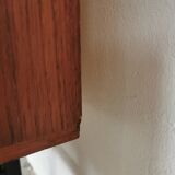 Small teak and metal sideboard, 70s