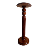 Wooden column pedestal with moulding.