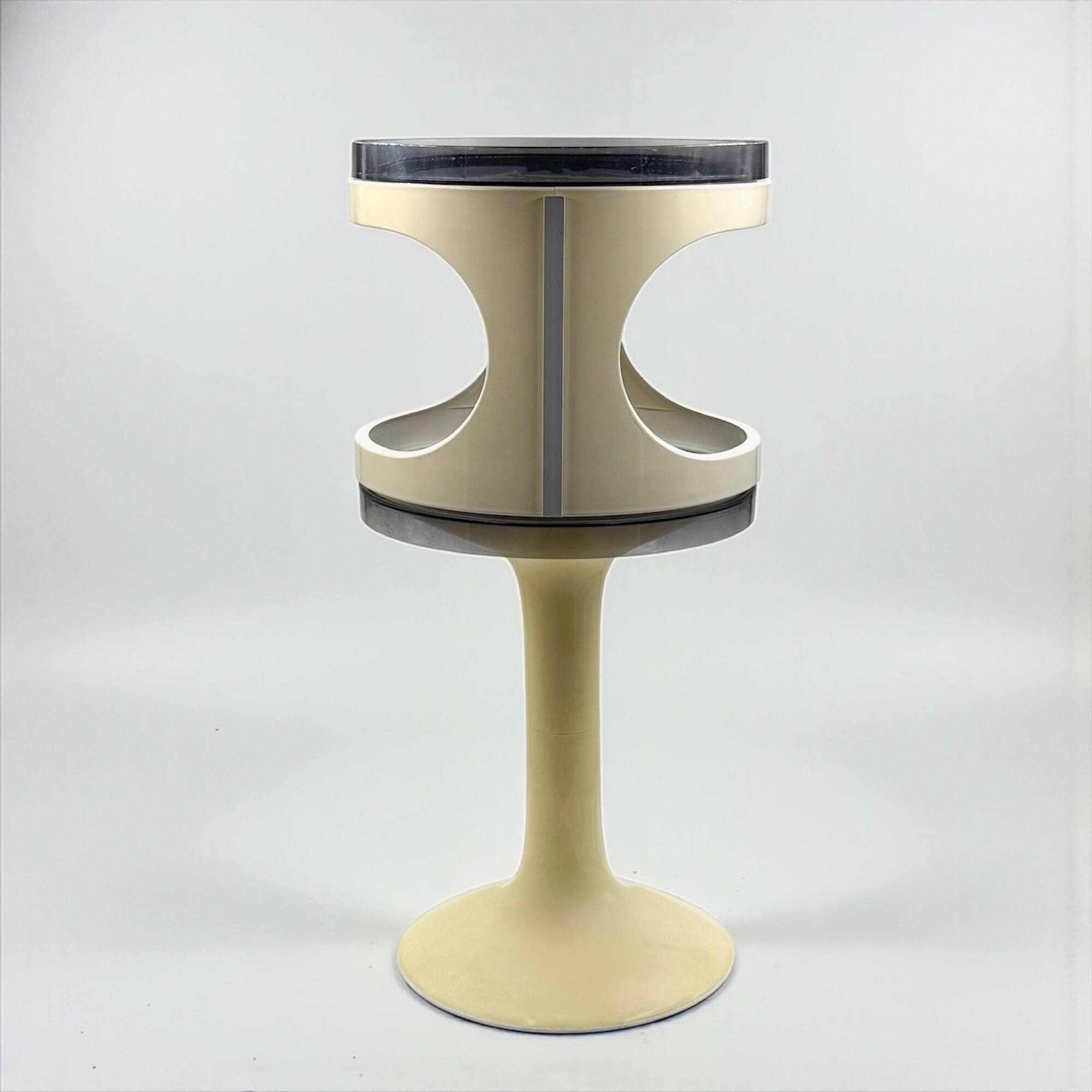 Table modulable années 70 en plastique ABS style Space Age