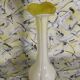 Vintage yellow vase