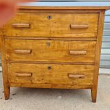 Antique solid wood chest of drawers 1940/1945