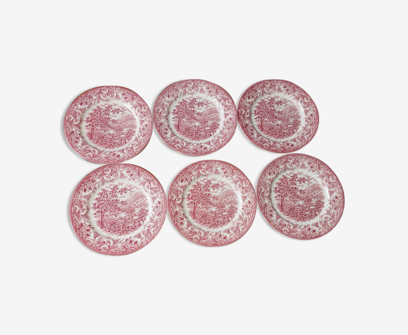 Lot de 6 assiettes england ironstone