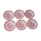 Set of 6 plates england ironstone